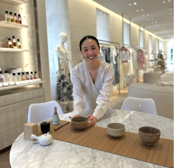 DIOR collection tea ceremony