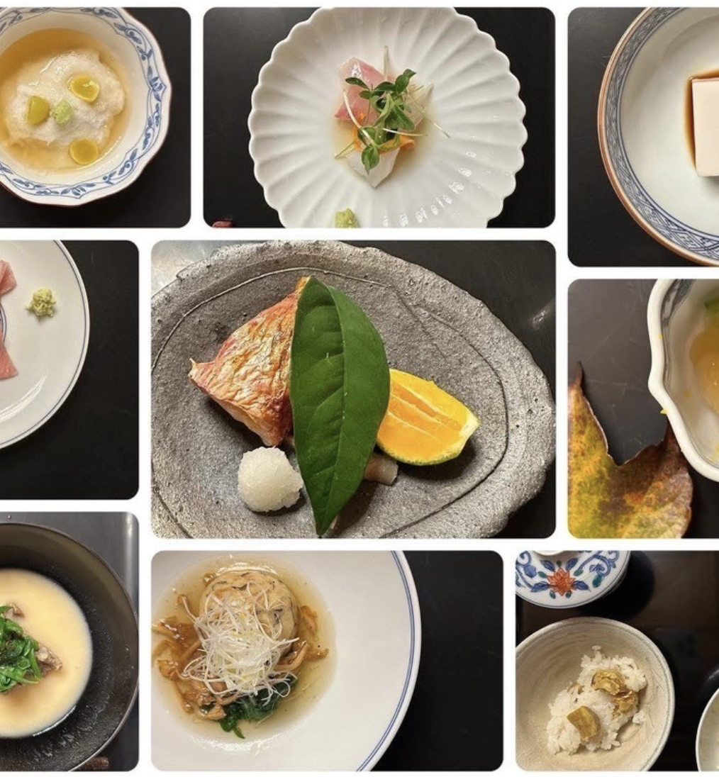 Japanese cuisine variety - collection of authentic dishes